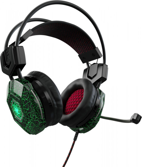 Наушники с микрофоном Oklick HS-L500G TOXIC черный 2.2м мониторные оголовье (472656) Oklick 472656 Наушники с микрофоном Oklick HS-L500G TOXIC черный 2.2м мониторные оголовье (472656) Oklick 472656