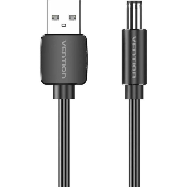 Кабель Vention USB AM/DC-jack 5.5мм M - 1.5м Чёрный Vention CEYBG Кабель Vention USB AM/DC-jack 5.5мм M - 1.5м Чёрный Vention CEYBG