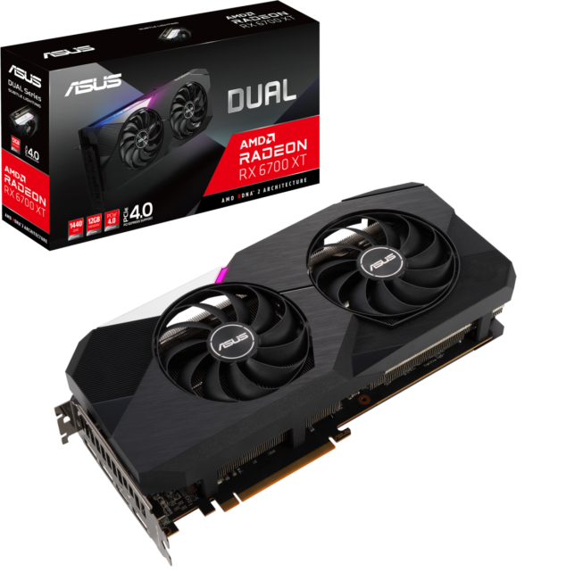 Видеокарта ASUS DUAL-RX6700XT-12G Видеокарта ASUS DUAL-RX6700XT-12G