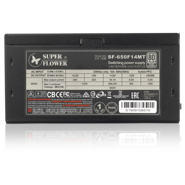 блок питания 650 Ватт Super Flower Leadex Silver 650W блок питания 650 Ватт Super Flower Leadex Silver 650W