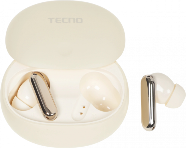 Гарнитура внутриканальные TECNO True 1 Air TU01 AIR CREAMY WHITE Гарнитура внутриканальные TECNO True 1 Air TU01 AIR CREAMY WHITE