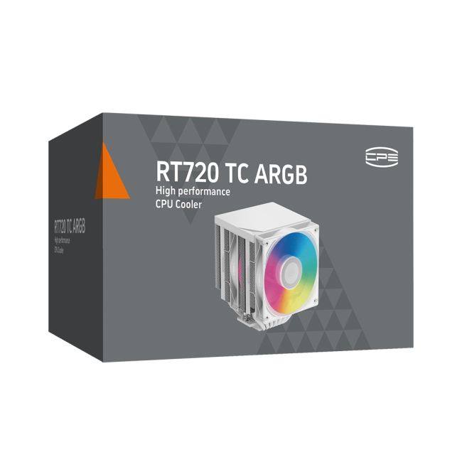 Кулер для процессора PCCooler CPU Cooler RT720 TC ARGB WH WHITE Кулер для процессора PCCooler CPU Cooler RT720 TC ARGB WH WHITE