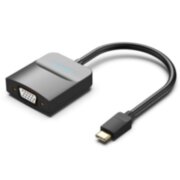 Мультимедиа конвертер Vention USB Type C M/VGA 15F, Черный Vention TDDBB Мультимедиа конвертер Vention USB Type C M/VGA 15F, Черный Vention TDDBB