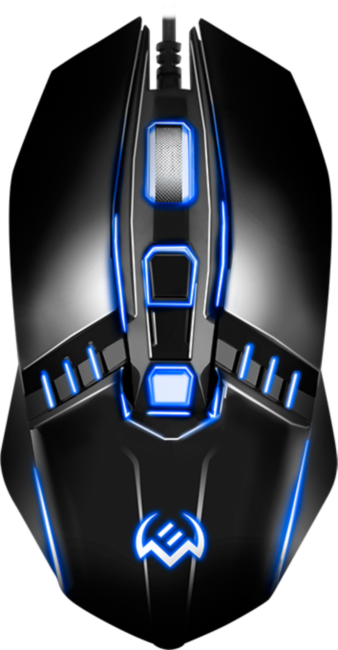 Мышь SVEN RX-200 чёрная (3+1кл. 800-1600DPI, блист, каб. 1,5м) Sven RX-200