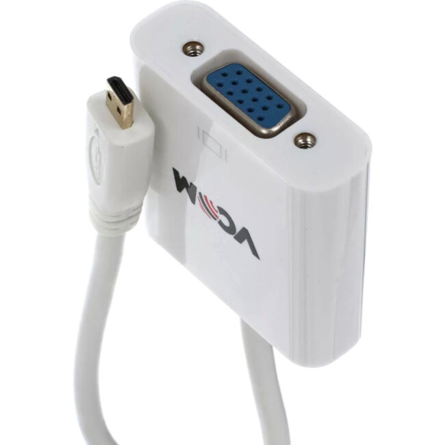 Кабель-переходник Micro HDMI M => VGA F 0.15m VCOM <CG593> VCOM CG593