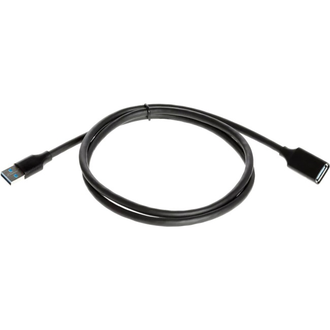 Кабель удлинительный USB3.0 Am-Af 1m Telecom черный (TUS708-1M) VCOM TUS708-1M