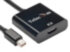 Кабель-переходник Mini DisplayPort (M) -> HDMI (F), 4K@60Hz, Telecom (TA6056) VCOM Mini DisplayPort (m) - HDMI (f)