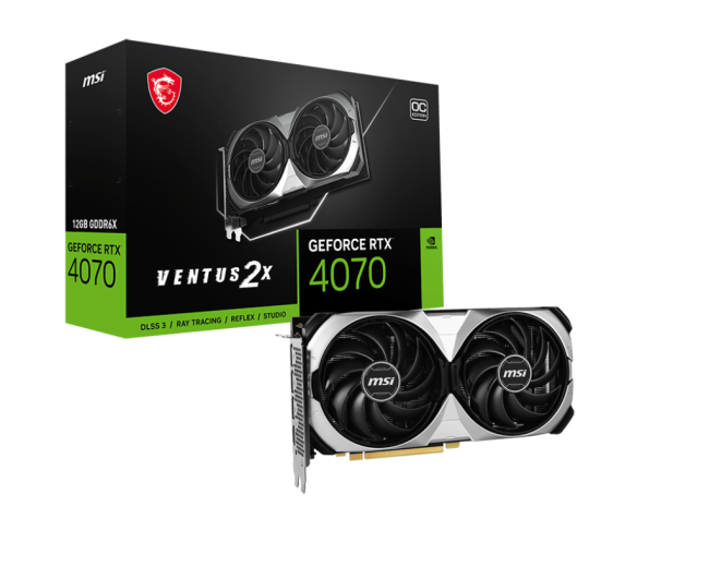 Видеокарта MSI GeForce RTX 4070 SUPER 12G VENTUS 2X OC Видеокарта MSI GeForce RTX 4070 SUPER 12G VENTUS 2X OC