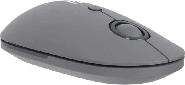 Мышь Oklick 408MW графитовый оптическая 1600dpi silent беспров. USB для ноутбука 4but (2007533) Oklick 2007533