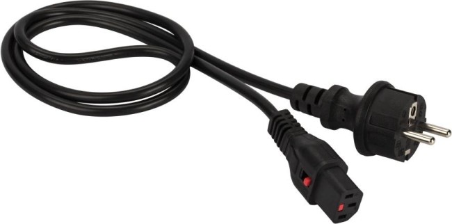 Шнур питания LANMASTER LAN-PP13L/SH-3.0-BK Шнур питания LANMASTER LAN-PP13L/SH-3.0-BK