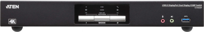 2-Поротовый USB3.0 4K DisplayPort Dual Display KVM переключатель ATEN CS1942DP 2-Поротовый USB3.0 4K DisplayPort Dual Display KVM переключатель ATEN CS1942DP