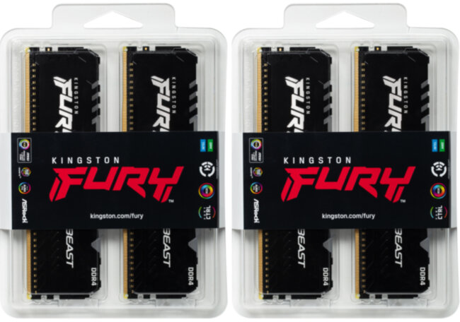 Память оперативная Kingston FURY Beast RGB KF432C16BBAK4/32 Память оперативная Kingston FURY Beast RGB KF432C16BBAK4/32