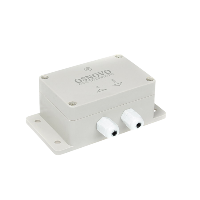 Грозозащита IP-сетей OSNOVO SP-IP/1000PW(ver.2) Грозозащита IP-сетей OSNOVO SP-IP/1000PW(ver.2)