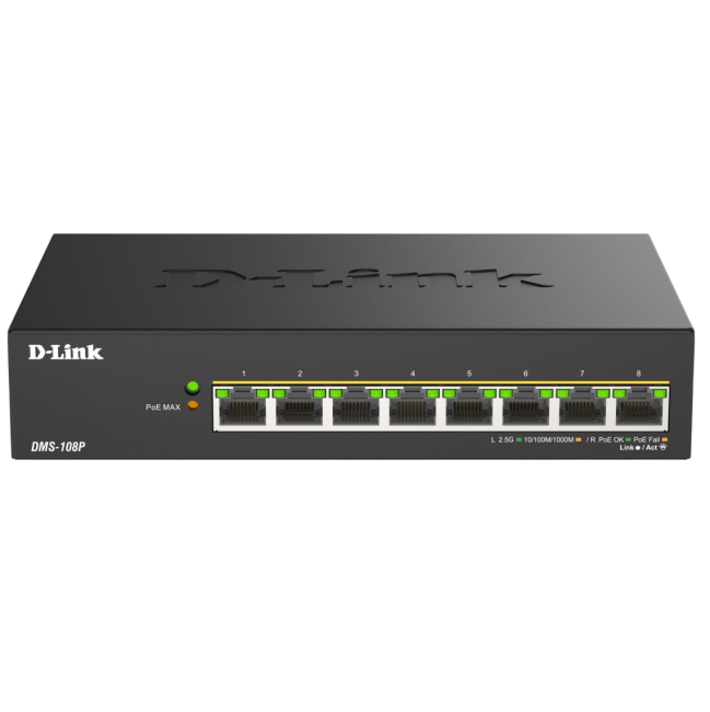 Коммутатор D-Link DMS-108P/A1A Коммутатор D-Link DMS-108P/A1A