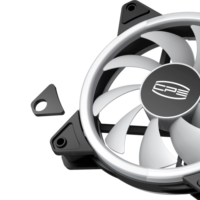 Кулер для корпуса PcCooler F3 T120 ARGB BK Кулер для корпуса PcCooler F3 T120 ARGB BK