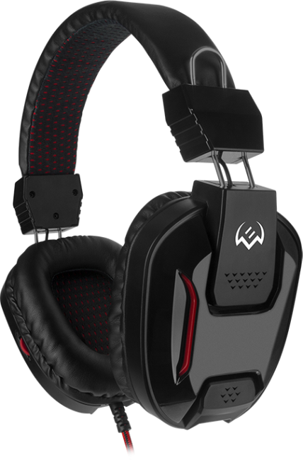 Игровые наушники с микрофоном SVEN AP-G555MV, черный-красный Sven AP-G555MV Игровые наушники с микрофоном SVEN AP-G555MV, черный-красный Sven AP-G555MV