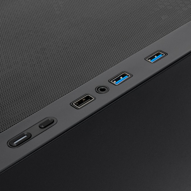 Корпус без блока питания HSPD M520-TGBK-ARGB