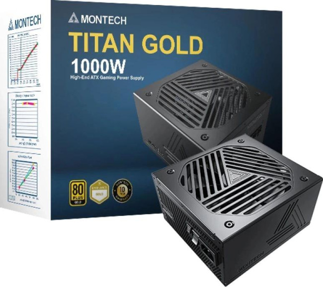 Блок питания Montech TITAN GOLD 1000 TIS0125 Блок питания Montech TITAN GOLD 1000 TIS0125