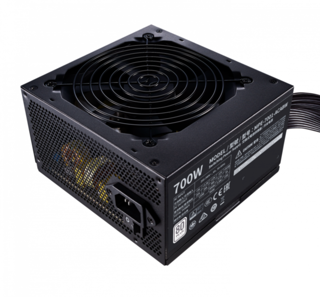 Блок питания 700 Ватт Cooler Master MWE 700W White 230V - V2