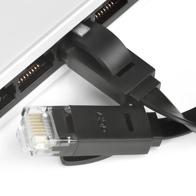 Greenconnect Патч-корд PROF плоский прямой 5.0m, UTP медь кат.6, черный, позолоченные контакты, 30 AWG, GCR-LNC616-5.0m, ethernet high speed 10 Гбит/с, RJ45, T568B Greenconnect RJ45(m) - RJ45(m) Cat. 6 U/UTP PVC 5м чёрный Greenconnect Патч-корд PROF плоский прямой 5.0m, UTP медь кат.6, черный, позолоченные контакты, 30 AWG, GCR-LNC616-5.0m, ethernet high speed 10 Гбит/с, RJ45, T568B Greenconnect RJ45(m) - RJ45(m) Cat. 6 U/UTP PVC 5м чёрный