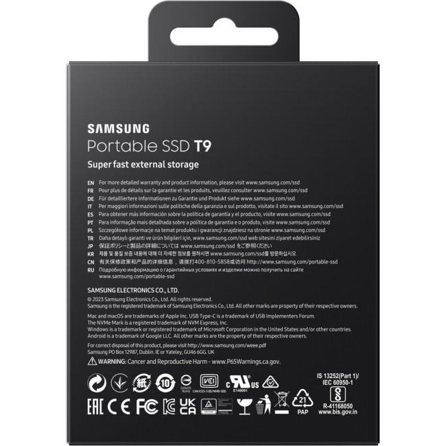 Внешние HDD и SSD Samsung Electronics MU-PG4T0B/WW Внешние HDD и SSD Samsung Electronics MU-PG4T0B/WW