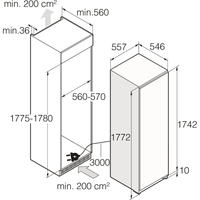 Встраиваемый морозильный шкаф ASKO ASKO RBF276DND1