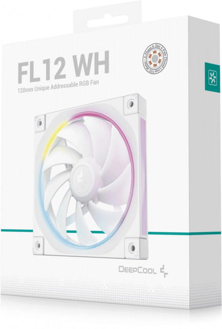 Вентилятор для корпуса Deepcool R-FL12-WHAPN1-G Вентилятор для корпуса Deepcool R-FL12-WHAPN1-G