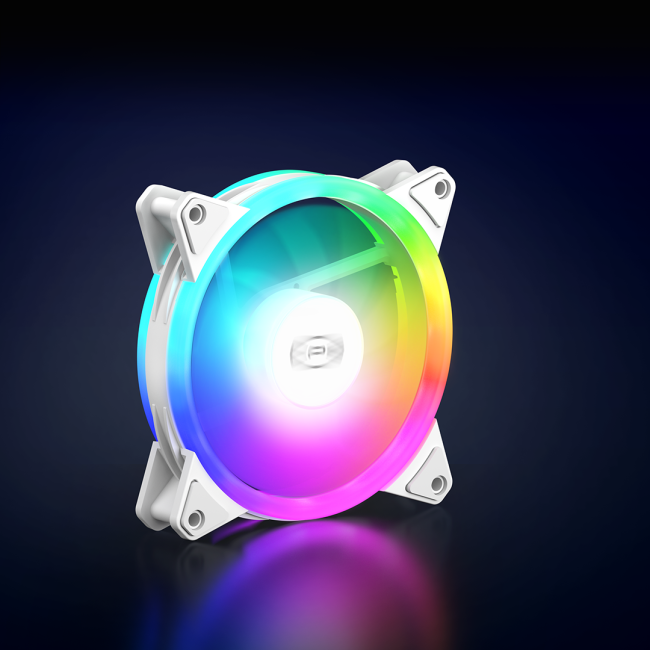 Кулер для корпуса PcCooler F3 T120 ARGB WH Кулер для корпуса PcCooler F3 T120 ARGB WH