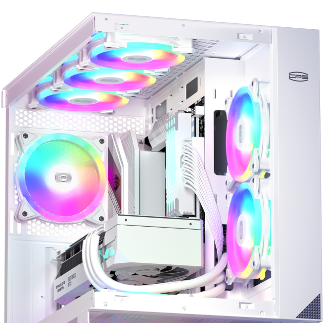 Кулер для корпуса PcCooler F3 T120 ARGB WH Кулер для корпуса PcCooler F3 T120 ARGB WH