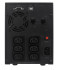 ИБП CyberPower VALUE 2200EI, Line-Interactive, 2200VA/1320W, USB&Serial, RJ11/RJ45, 6 IEC-320 С13 розеток, Black, 0.16х0.21х0.35м., 14.7кг. CyberPower VALUE2200EILCD