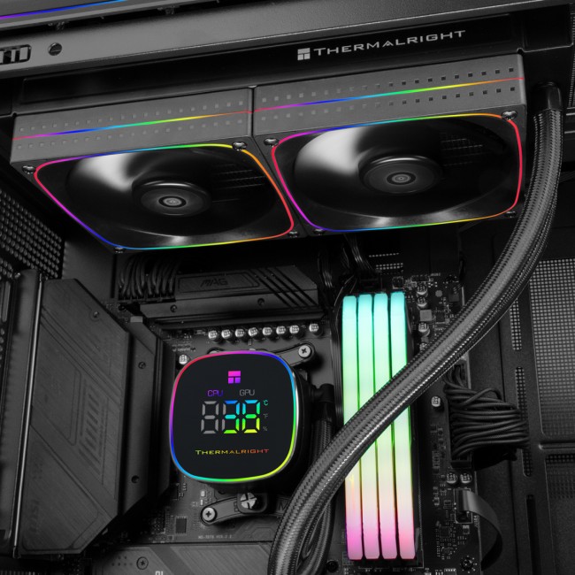 Система жидкостного охлаждения Thermalright Frozen Horizon 240 Digital Black Система жидкостного охлаждения Thermalright Frozen Horizon 240 Digital Black