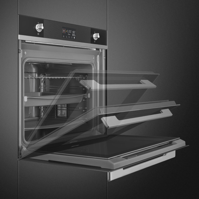 Встраиваемая электрическая духовка SMEG Духовой шкаф электрический Smeg SO6102TN