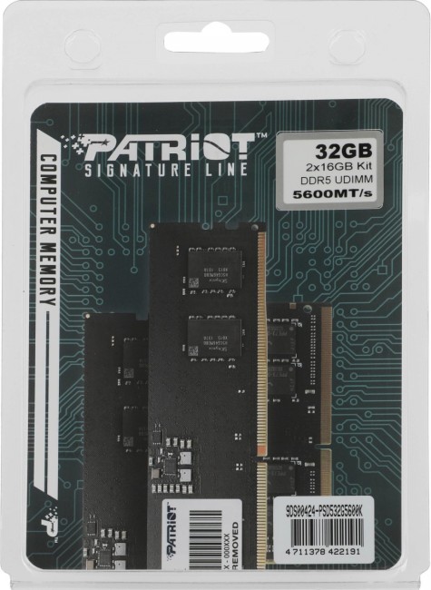 Память DDR5 2x16Gb 5600MHz Patriot PSD532G5600K