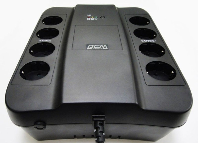 Источник бесперебойного питания (3 кабеля) Powercom Spider SPD-650U Источник бесперебойного питания (3 кабеля) Powercom Spider SPD-650U