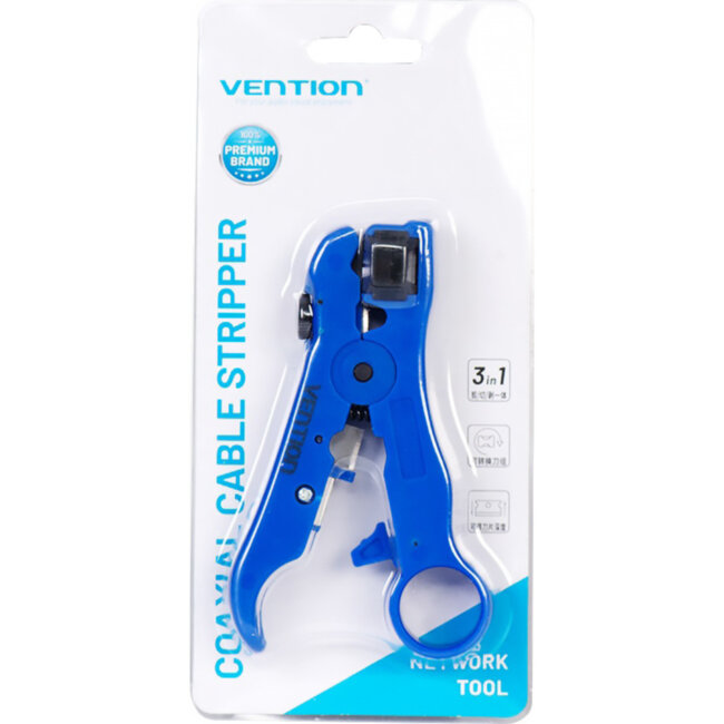 Мультифункциональный инструмент для зачистки коаксиального кабеля Vention Vention KEBL0 Мультифункциональный инструмент для зачистки коаксиального кабеля Vention Vention KEBL0