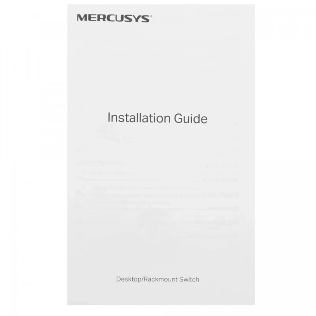 Коммутатор Mercusys MS124GS Коммутатор Mercusys MS124GS