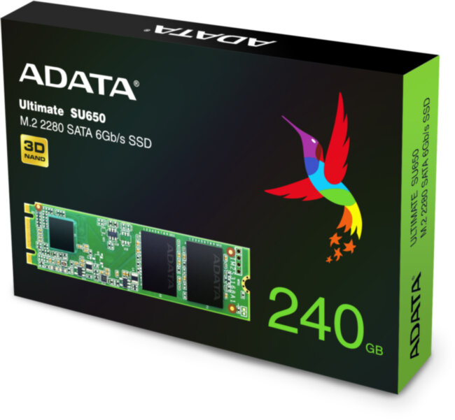 Твердотельный накопитель ADATA Ultimate SU650 ASU650NS38-240GT-C Твердотельный накопитель ADATA Ultimate SU650 ASU650NS38-240GT-C