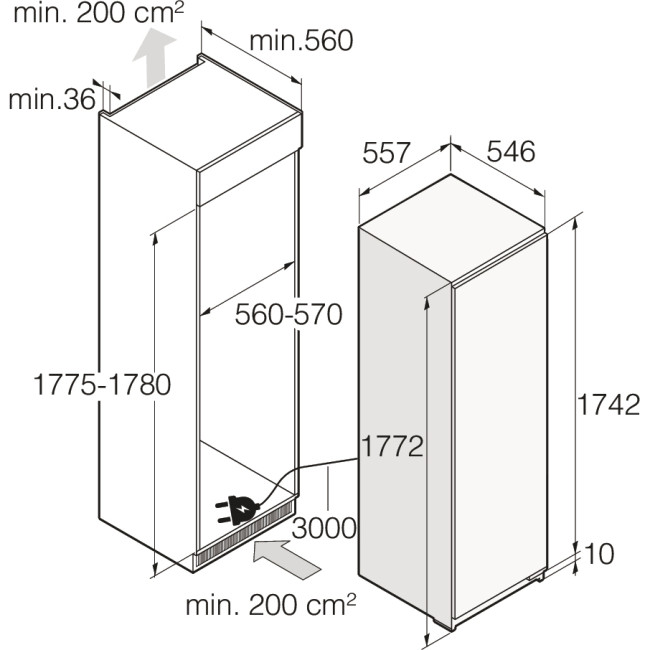Встраиваемый морозильный шкаф ASKO ASKO RBF576DND1