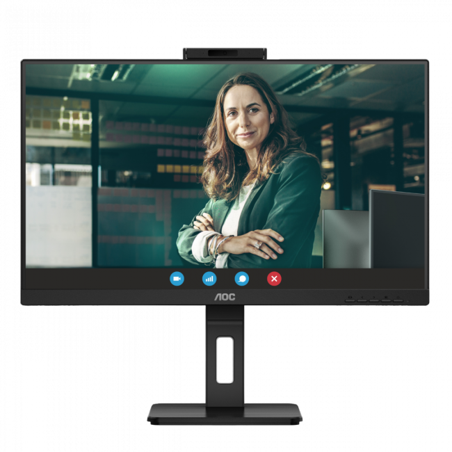 Монитор AOC Q27P3QW 27" 2560x1440, IPS, 75Hz, 50M:1, 350cd, 4ms, 2xHDMI 1.4, DisplayPort 1.2, 4xUSB 3.2, Camera 2.0mp, H. adj 150mm, pivot, Speakers, VESA, 3Y, Black AOC Q27P3QW 27" Монитор AOC Q27P3QW 27" 2560x1440, IPS, 75Hz, 50M:1, 350cd, 4ms, 2xHDMI 1.4, DisplayPort 1.2, 4xUSB 3.2, Camera 2.0mp, H. adj 150mm, pivot, Speakers, VESA, 3Y, Black AOC Q27P3QW 27"