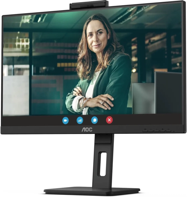 Монитор AOC Q27P3QW 27" 2560x1440, IPS, 75Hz, 50M:1, 350cd, 4ms, 2xHDMI 1.4, DisplayPort 1.2, 4xUSB 3.2, Camera 2.0mp, H. adj 150mm, pivot, Speakers, VESA, 3Y, Black AOC Q27P3QW 27" Монитор AOC Q27P3QW 27" 2560x1440, IPS, 75Hz, 50M:1, 350cd, 4ms, 2xHDMI 1.4, DisplayPort 1.2, 4xUSB 3.2, Camera 2.0mp, H. adj 150mm, pivot, Speakers, VESA, 3Y, Black AOC Q27P3QW 27"