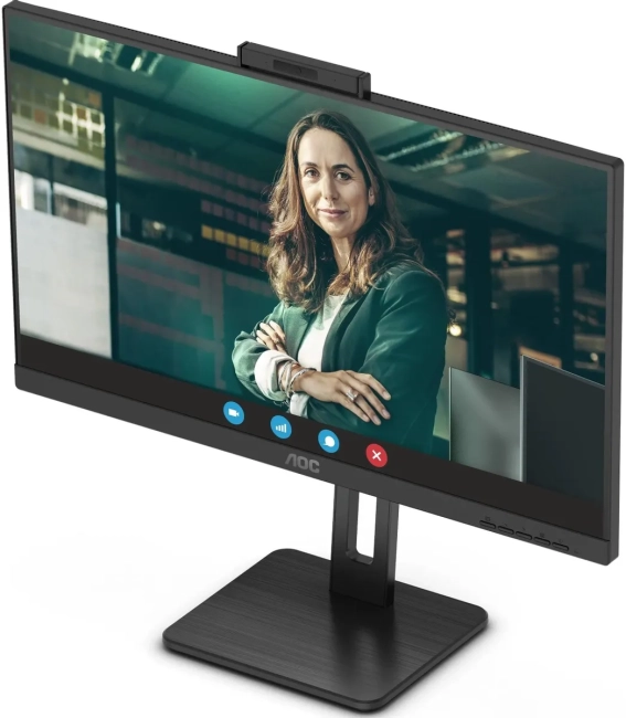 Монитор AOC Q27P3QW 27" 2560x1440, IPS, 75Hz, 50M:1, 350cd, 4ms, 2xHDMI 1.4, DisplayPort 1.2, 4xUSB 3.2, Camera 2.0mp, H. adj 150mm, pivot, Speakers, VESA, 3Y, Black AOC Q27P3QW 27" Монитор AOC Q27P3QW 27" 2560x1440, IPS, 75Hz, 50M:1, 350cd, 4ms, 2xHDMI 1.4, DisplayPort 1.2, 4xUSB 3.2, Camera 2.0mp, H. adj 150mm, pivot, Speakers, VESA, 3Y, Black AOC Q27P3QW 27"