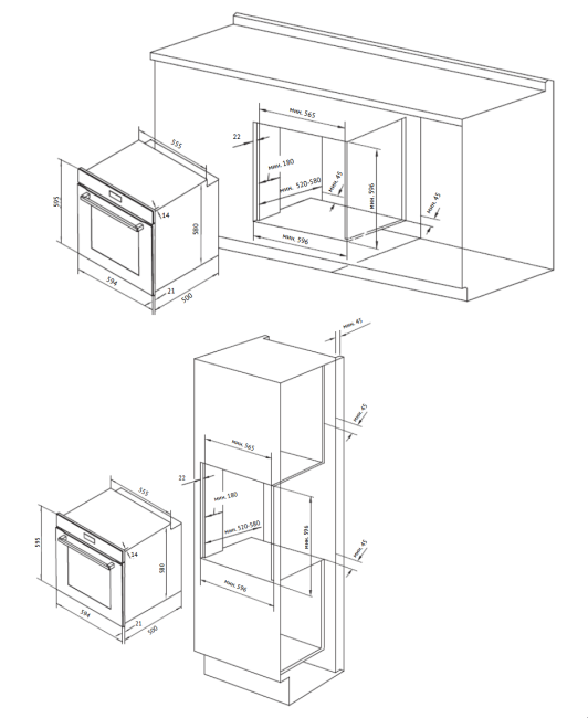 Духовой шкаф Kuppersberg Kuppersberg HO 620 BL Духовой шкаф Kuppersberg Kuppersberg HO 620 BL