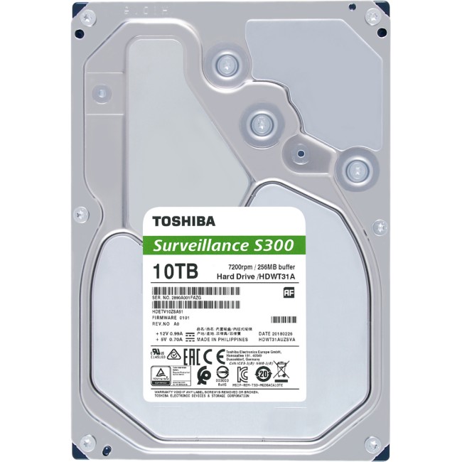 Жесткий диск Toshiba Surveillance S300 Pro 10Tb (MD10ADA10TV)