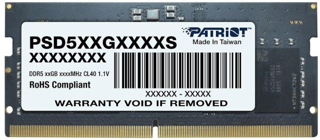 Память DDR5 8Gb 4800MHz Patriot PSD58G480041S Память DDR5 8Gb 4800MHz Patriot PSD58G480041S