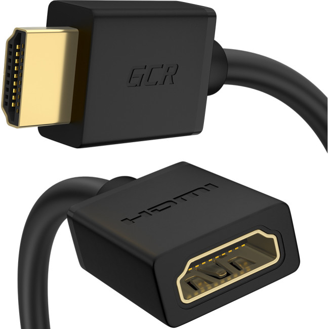 GCR Удлинитель 3.0m v1.4 HDMI-HDMI черный, 30/30 AWG, позолоченные контакты, Ethernet 10.2 Гбит/c, 19M / 19F, экран, GCR-54447 Greenconnect GCR-54447, 3 м GCR Удлинитель 3.0m v1.4 HDMI-HDMI черный, 30/30 AWG, позолоченные контакты, Ethernet 10.2 Гбит/c, 19M / 19F, экран, GCR-54447 Greenconnect GCR-54447, 3 м
