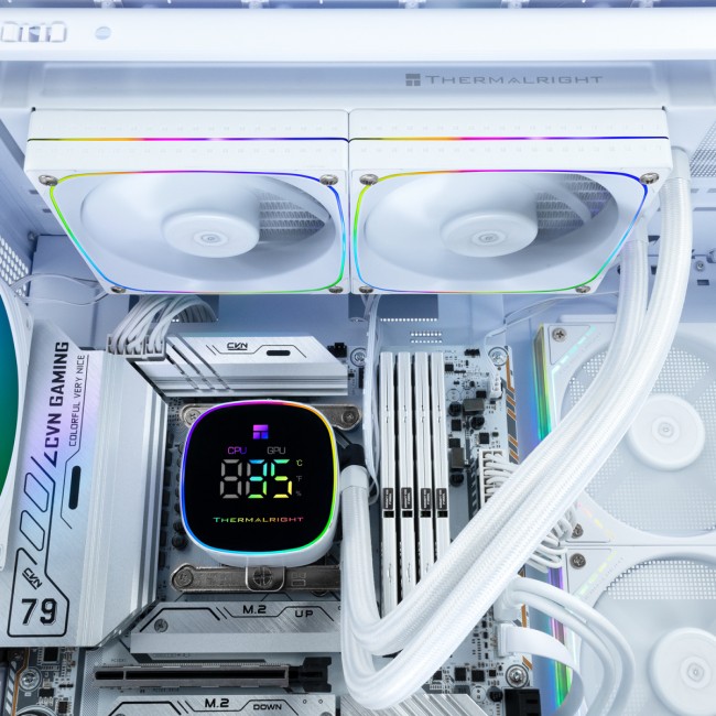 Система жидкостного охлаждения Thermalright Frozen Horizon 240 Digital White Система жидкостного охлаждения Thermalright Frozen Horizon 240 Digital White