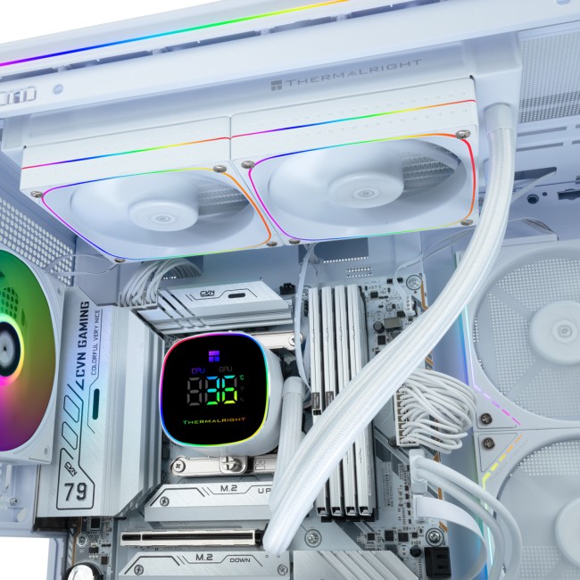 Система жидкостного охлаждения Thermalright Frozen Horizon 240 Digital White Система жидкостного охлаждения Thermalright Frozen Horizon 240 Digital White