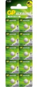 Алкалиновые пуговичные батарейки GP 192A - 10 шт., каждая в своем отрывном блистере GP 4891199015533 Алкалиновые пуговичные батарейки GP 192A - 10 шт., каждая в своем отрывном блистере GP 4891199015533