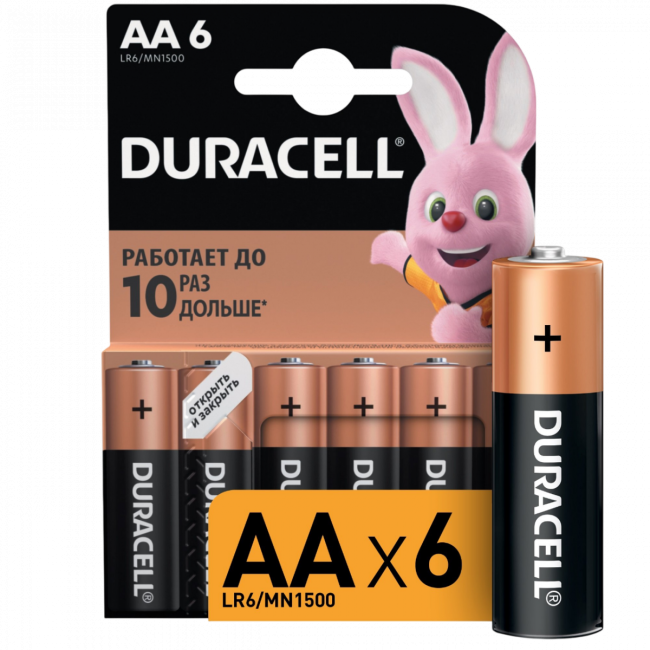 Батарейка AA DURACELL 0014859 Батарейка AA DURACELL 0014859