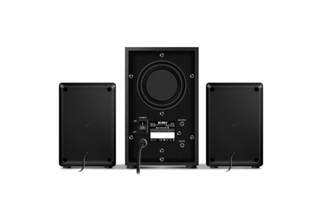 SVEN MS-90, чёрный, акустическая система 2.1, мощность(RMS): 5 Вт+2x.2.5 Вт SVEN MS-90 SVEN MS-90, чёрный, акустическая система 2.1, мощность(RMS): 5 Вт+2x.2.5 Вт SVEN MS-90